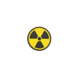 PVC PATCH - RADIOACTIVE SYMBOL - LA PATCHERIA