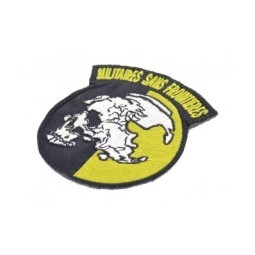 PATCH RICAMATA METAL GEAR MILITAIRES SANS FROINTIERES - LA PATCHERIA