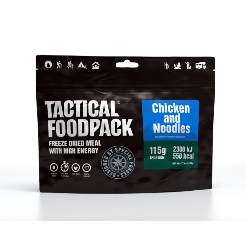 M.R.E. - NOODLES CON POLLO -TACTICAL FOODPACK® 
