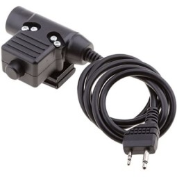 U94 PTT MIDLAND CONNECTOR - BLACK - Z-TACTICAL
