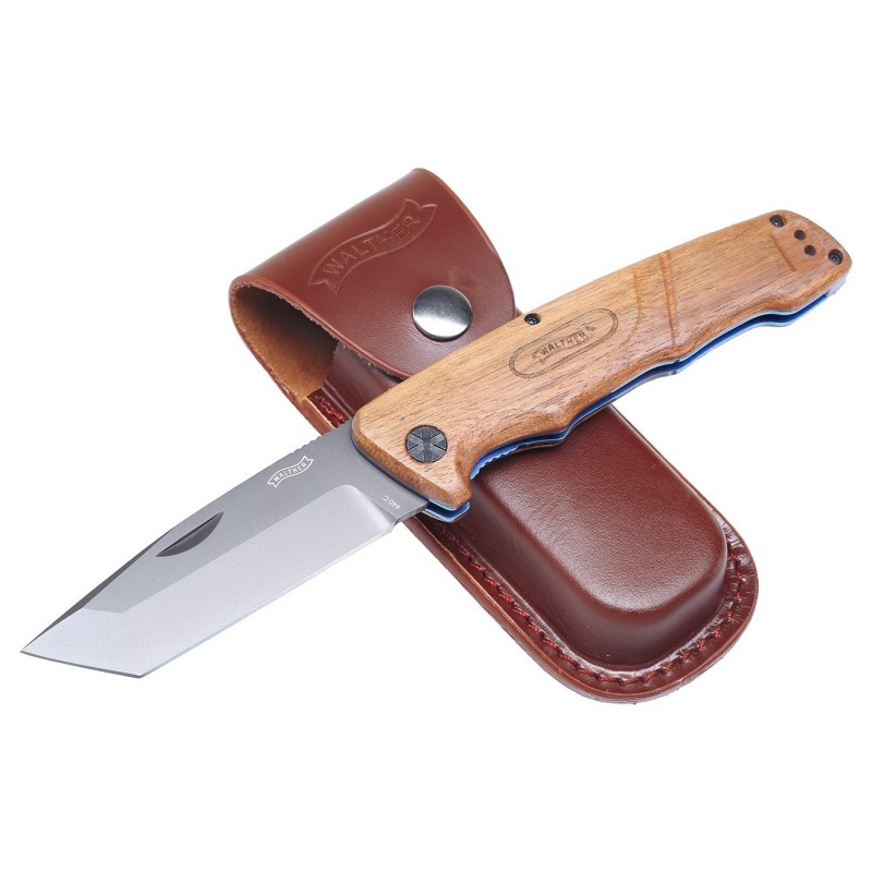Coltello pieghevole BLUE WOOD 4 - WALTHER