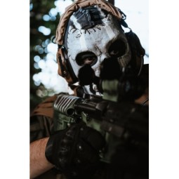GHOST OPERATOR MASK 2019 MW WEARABLE WITH BALACLAVA - GADGETTONE 3D