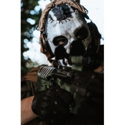 MASCHERA OPERATORE GHOST 2019 MW INDOSSABILE CON PASSAMONTAGNA - GADGETTONE 3D
