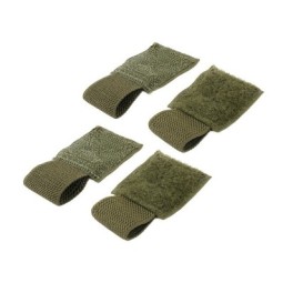 PORTACAVI CON VELCRO - OLIVE