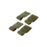 PORTACAVI CON VELCRO - OLIVE