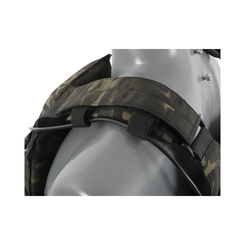 PORTACAVI CON VELCRO - OLIVE