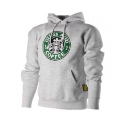 Felpa con cappuccio GUNS AND COFFEE - LA PATCHERIA