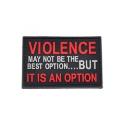 PVC Patch Violence - It Is An Option - LA PATCHERIA