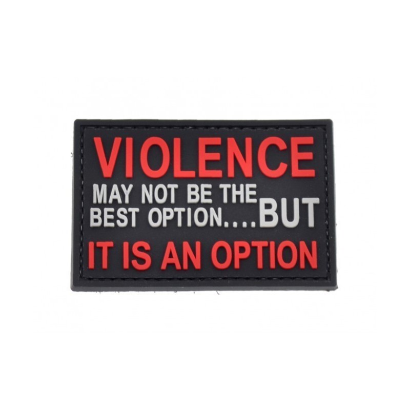Patch PVC Violence - It Is An Option - LA PATCHERIA 