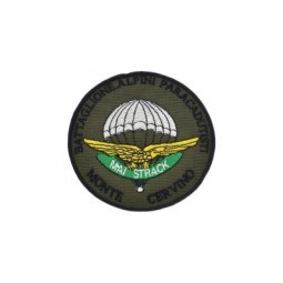 PATCH RICAMATA - BATTAGLIONE ALPINI PARACADUTISTI MONTECERVINO - LA PATCHERIA