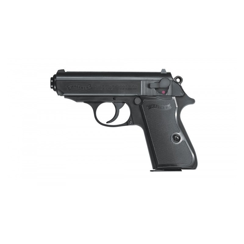 SPRING PISTOL PPK/S - METAL - BLACK - WALTHER