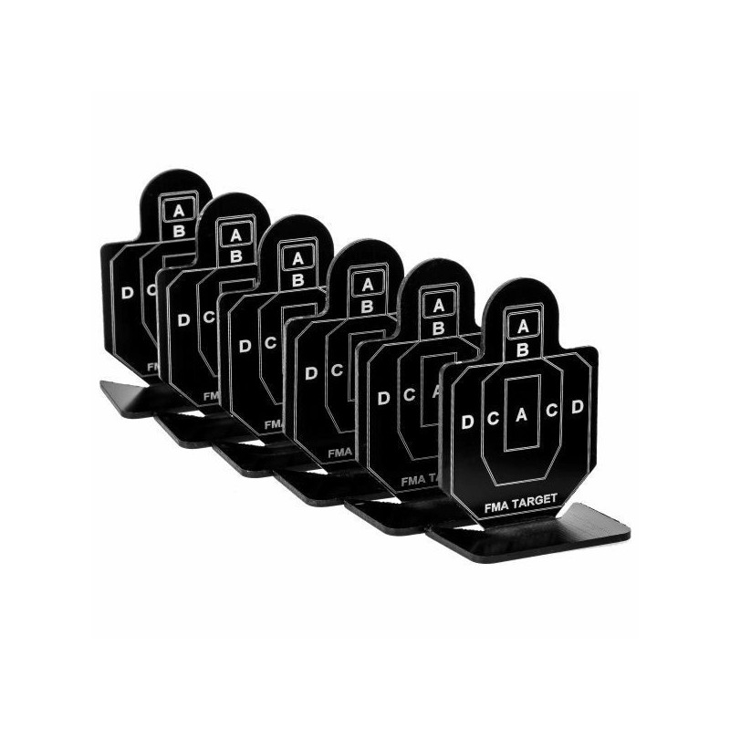 Metal Shooting Targets 41 X 25 mm MOD.A - 6 PCS - FMA
