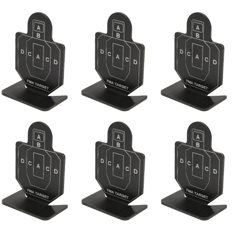 Metal Shooting Targets 41 X 25 mm MOD.A - 6 PCS - FMA