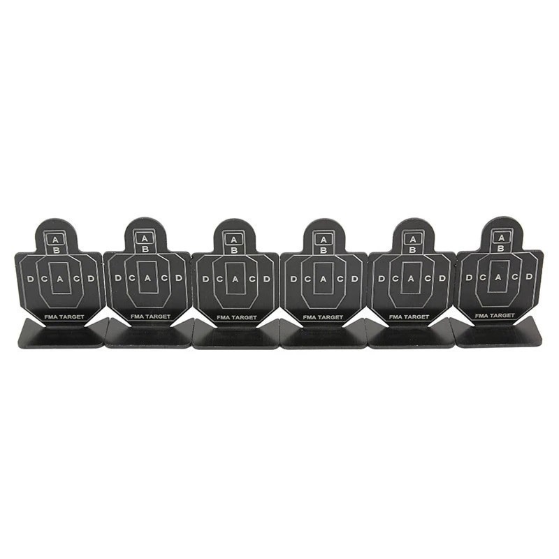 Metal Shooting Targets 41 X 25 mm MOD.A - 6 PCS - FMA