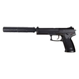 Pistola a gas stile MK23 SOCOM con silenziatore - Saigo Defense