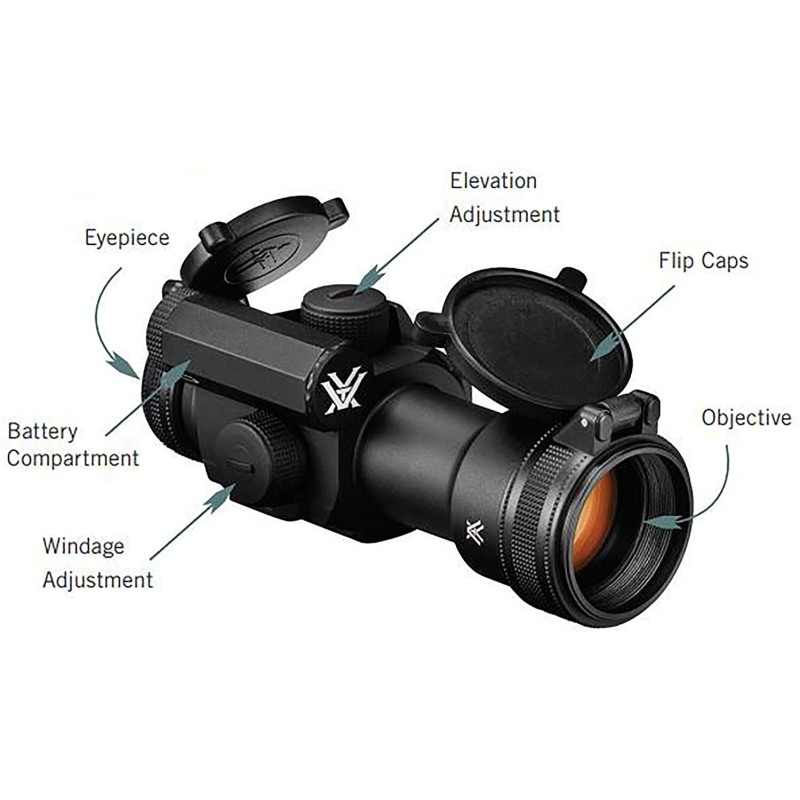 Red Dot Strikefire II 4 MOA led upgrade - Vortex Optics