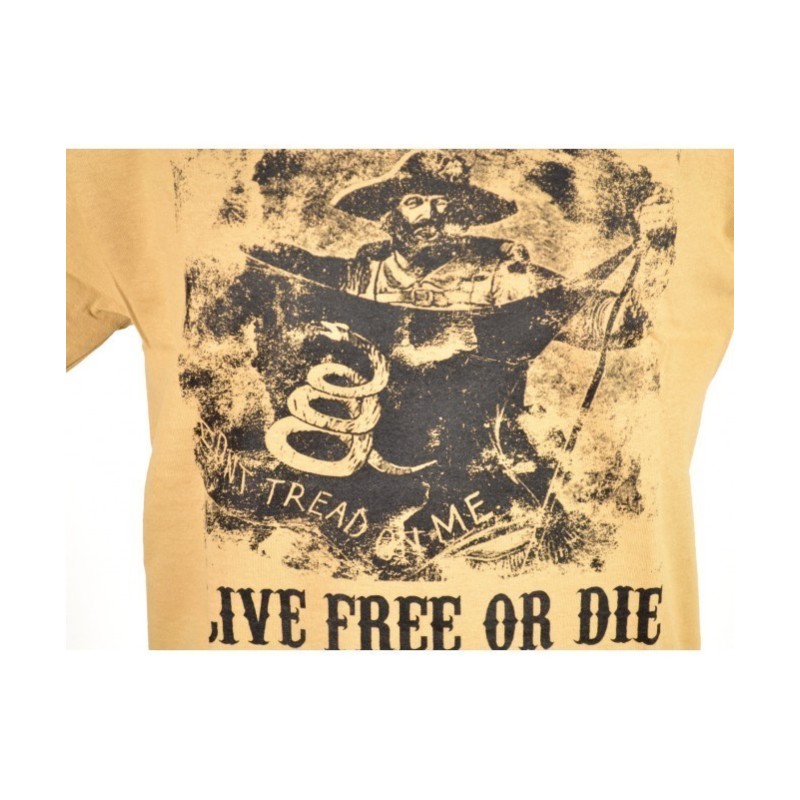 T-SHIRT - Live Free Or Die   - LA PATCHERIA 