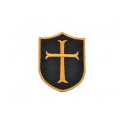 PATCH RICAMATA DEVGRU GOLD SQUADRON CRUSADER CROSS - LA PATCHERIA