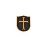 EMBROIDERED PATCH DEVGRU GOLD SQUADRON CRUSADER CROSS - LA PATCHERIA