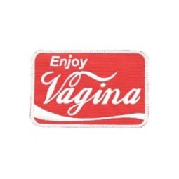 PATCH RICAMATA -ENJOY VAGINA - LA PATCHERIA