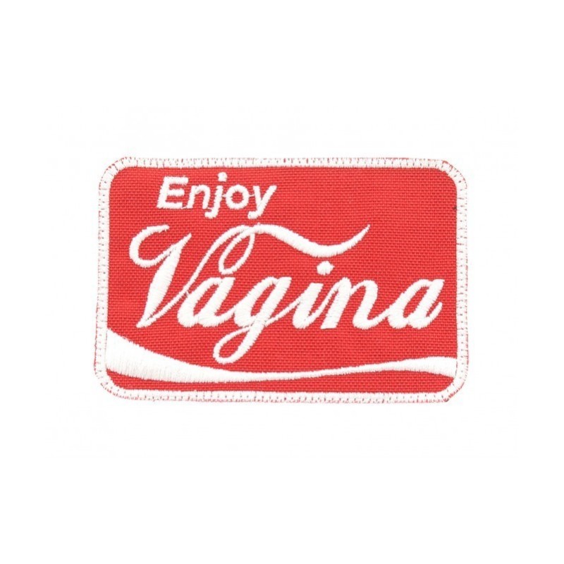 EMBROIDERED PATCH - ENJOY VAGINA - LA PATCHERIA