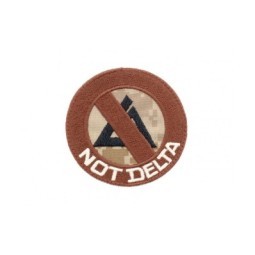 EMBROIDERED PATCH - DEVGRU NOT DELTA - LA PATCHERIA