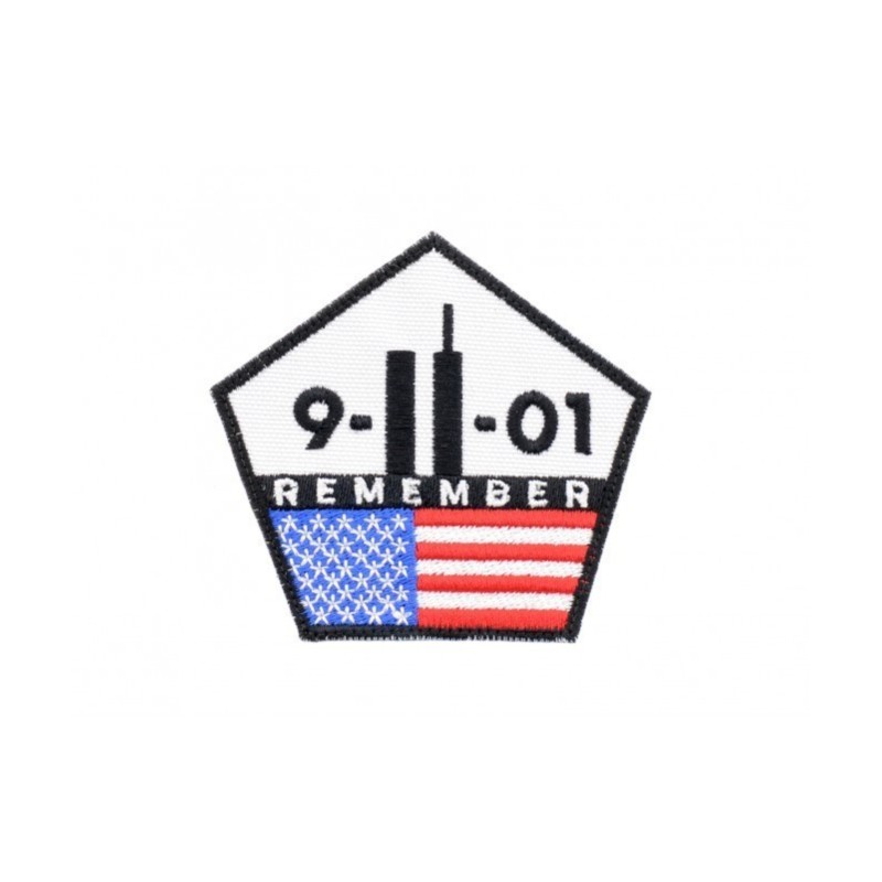 EMBROIDERED PATCH - 9-11 NEVER FORGET - LA PATCHERIA
