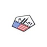 PATCH RICAMATA - 9-11 NEVER FORGET - LA PATCHERIA