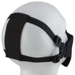 M50 - Maschera tattica per softair, protezione integrale per gli occhi, con filtro per ventole, per sport all'aria aperta, paintball, protezione per gli occhi (nero