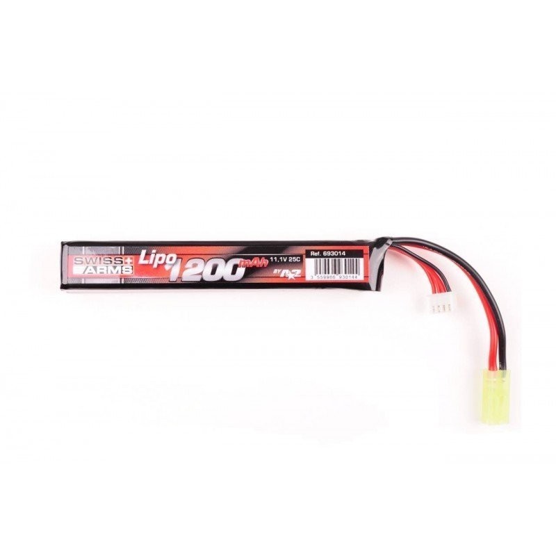 Li-Po Battery 11.1v 1200mAh 25c - Swiss Arms