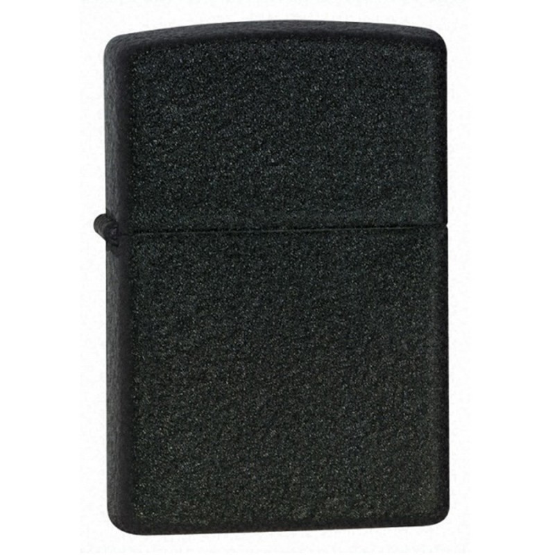 ZIPPO BLACK CRACKLE LIGHTER