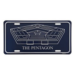 Targa in Alluminio "The Pentagon "