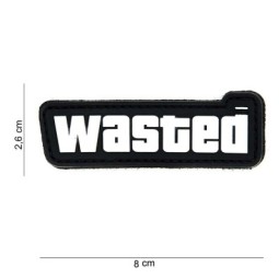 PVC PATCH "WASTED"