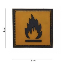 PVC PATCH "FLAMMABLE"