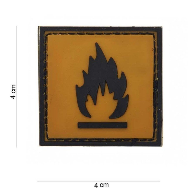 PVC PATCH "FLAMMABLE"