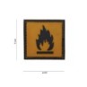 PATCH PVC  "FLAMMABLE"