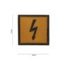 PVC PATCH "DANGEROUS VOLTAGE"