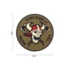 PATCH PVC  "MORI VICERE VEL"