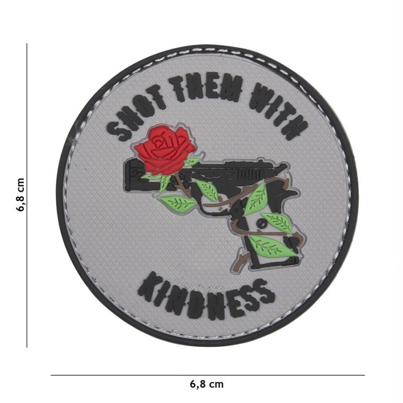 3D PVC PATCH - SHOT THEM WITH KINDNESS
