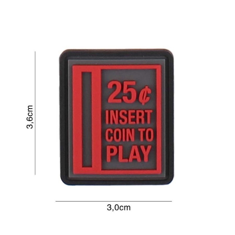 PVC PATCH - INSERT COIN TO PLAY
