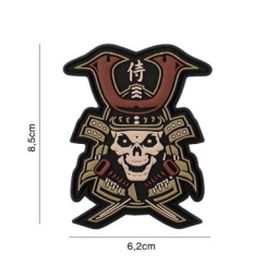 PVC PATCH - SAMURAI SKULL