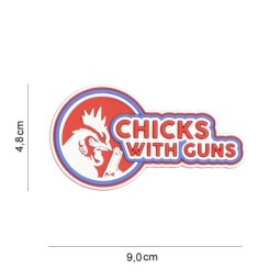 PVC PATCH - CHICKS WITH GUNS