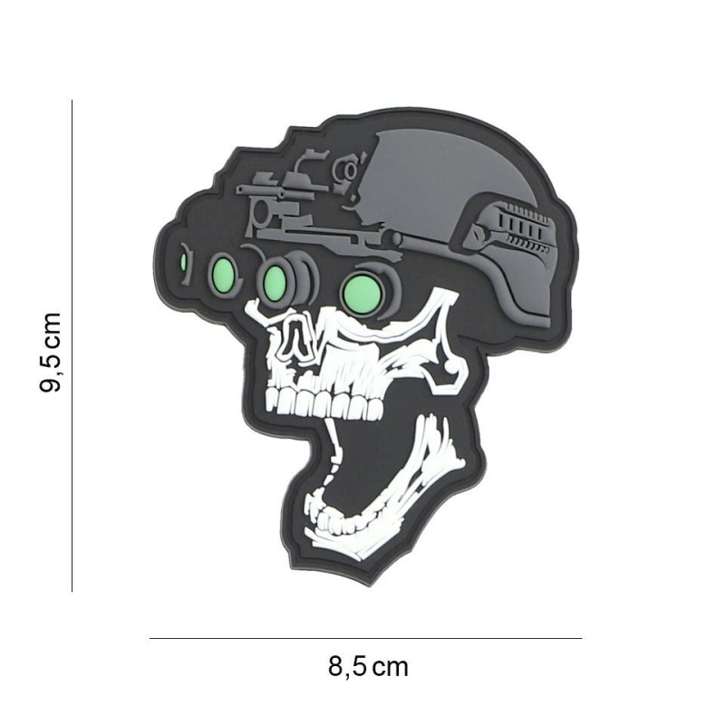 PVC PATCH - NIGHT VISION SKULL