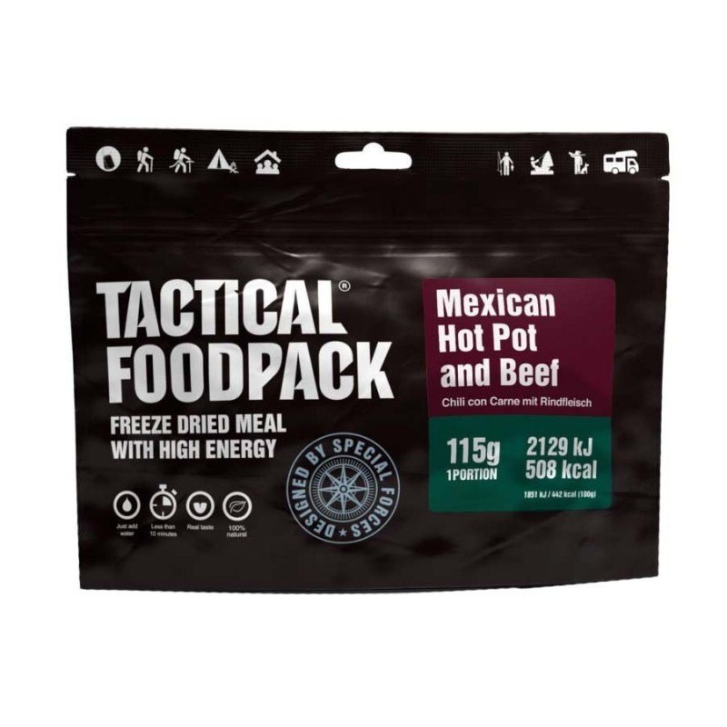 MEXICAN HOT POT AND BEEF - 115G - TACTICAL FOODPACK