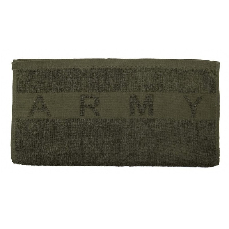 COTTON TOWEL - OLIVE - ARMY