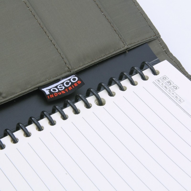 OUTDOOR NOTEBOOK - OLIVE - 24x17.5x3.5 cm - FOSCO INDUSTRIES