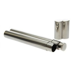 FIASCHETTA/PORTASIGARI TASCABILE IN ACCIAIO INOSSIDABILE - FOSCO INDUSTRIES