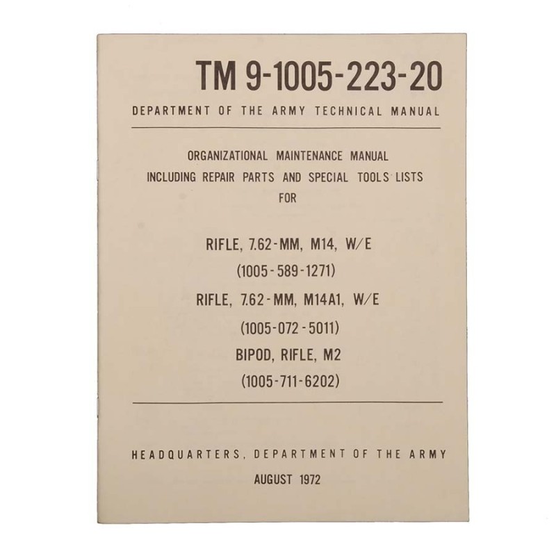 Organization Maintenance Manual - Technical Manual (Eng)
