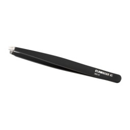 SLANT TIP PINZETTE 11.5CM - BLACK - CLAWGEAR
