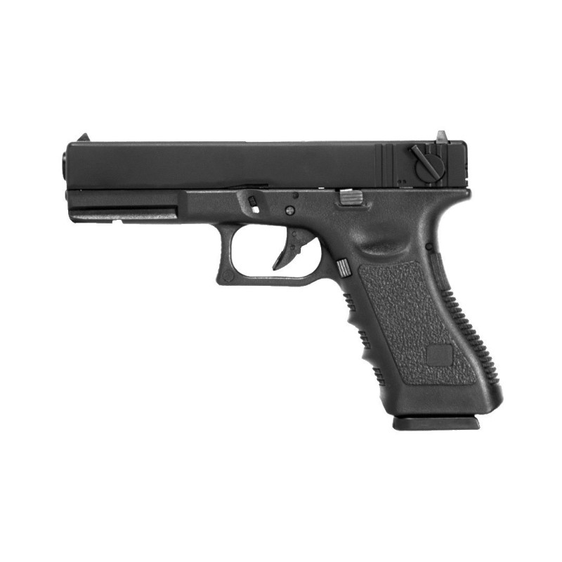 E018 FULL METAL Full-Auto Green Gas Pistol - EVOLUTION